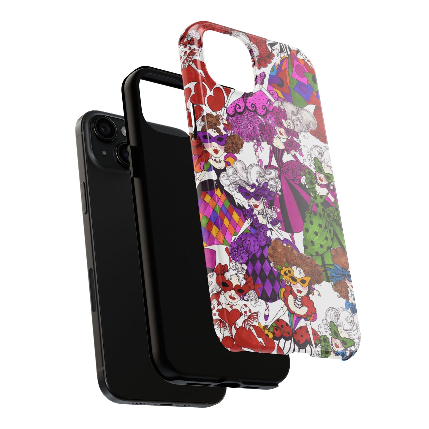 Crowded Dance Floor White Phone Case