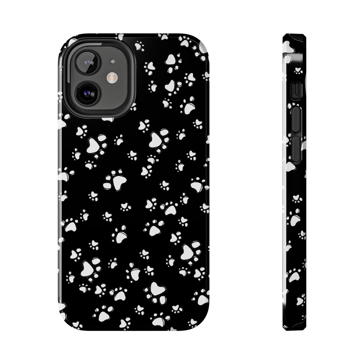 Paw Flakes Black Phone Case