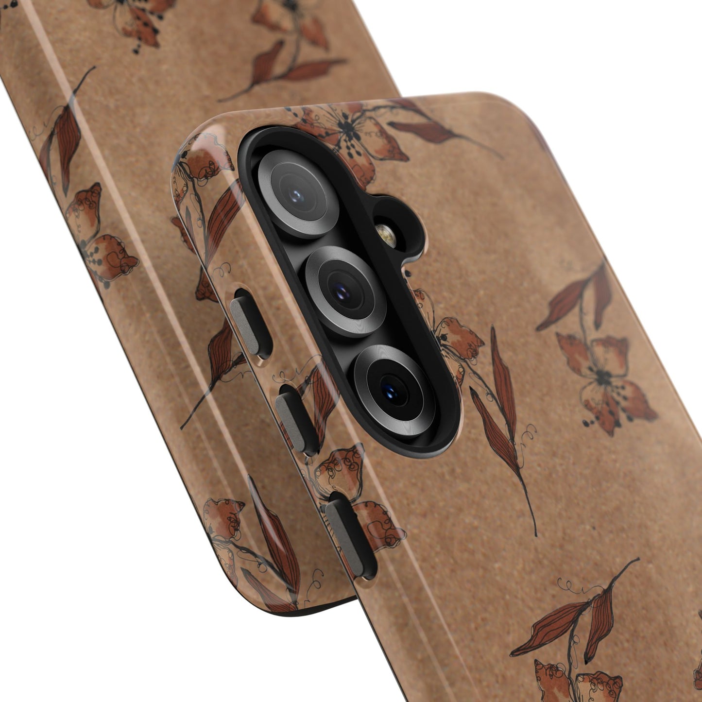 Brown Buds Phone Case