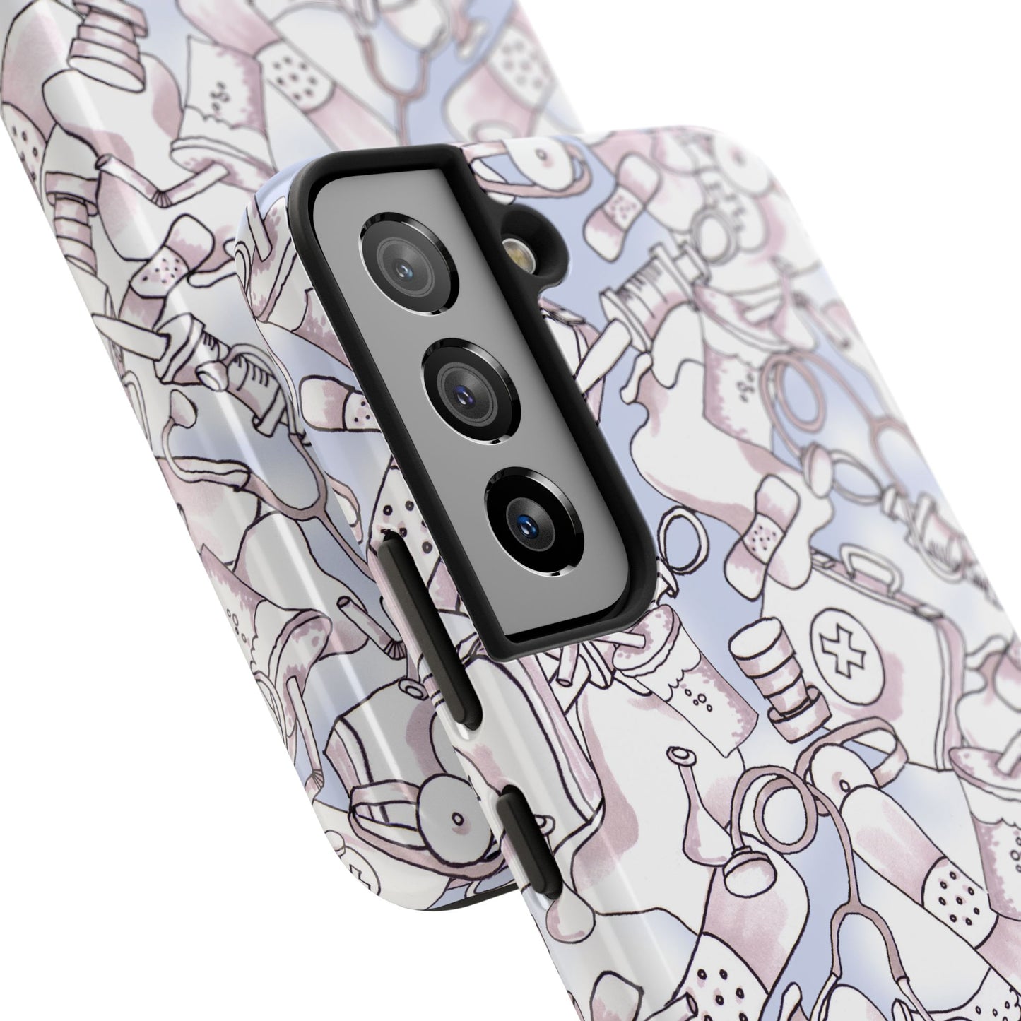 Med Stuff Blue Phone Case