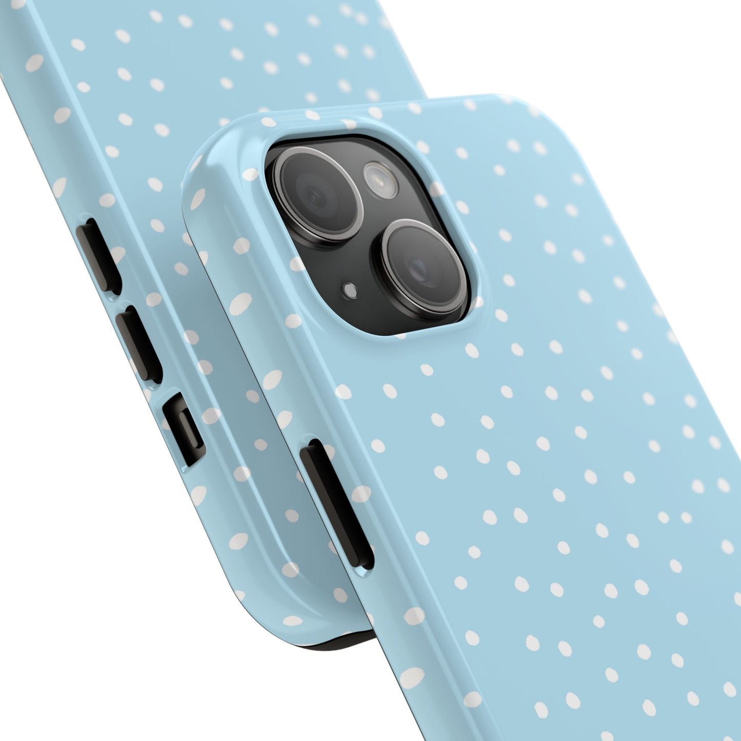 Dinky Dots Aqua / White Phone Case