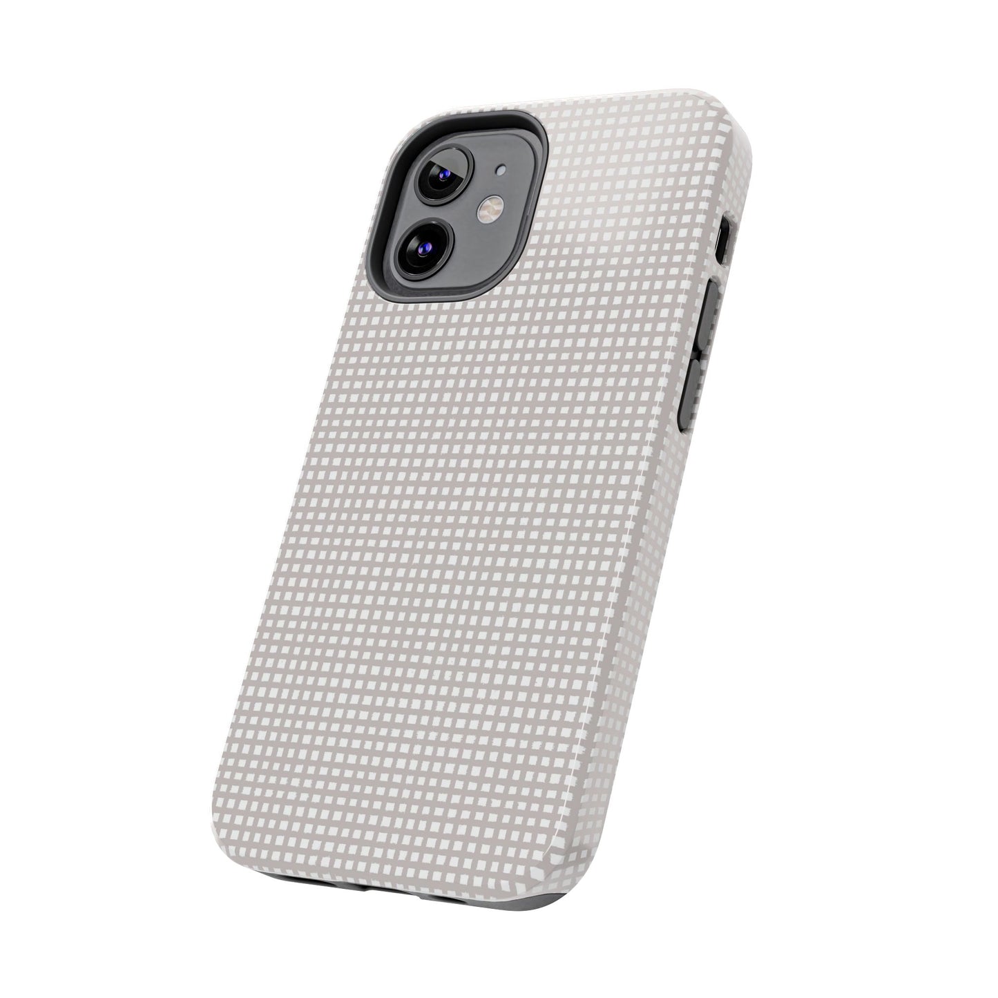 Chipper Check Gray Phone Case
