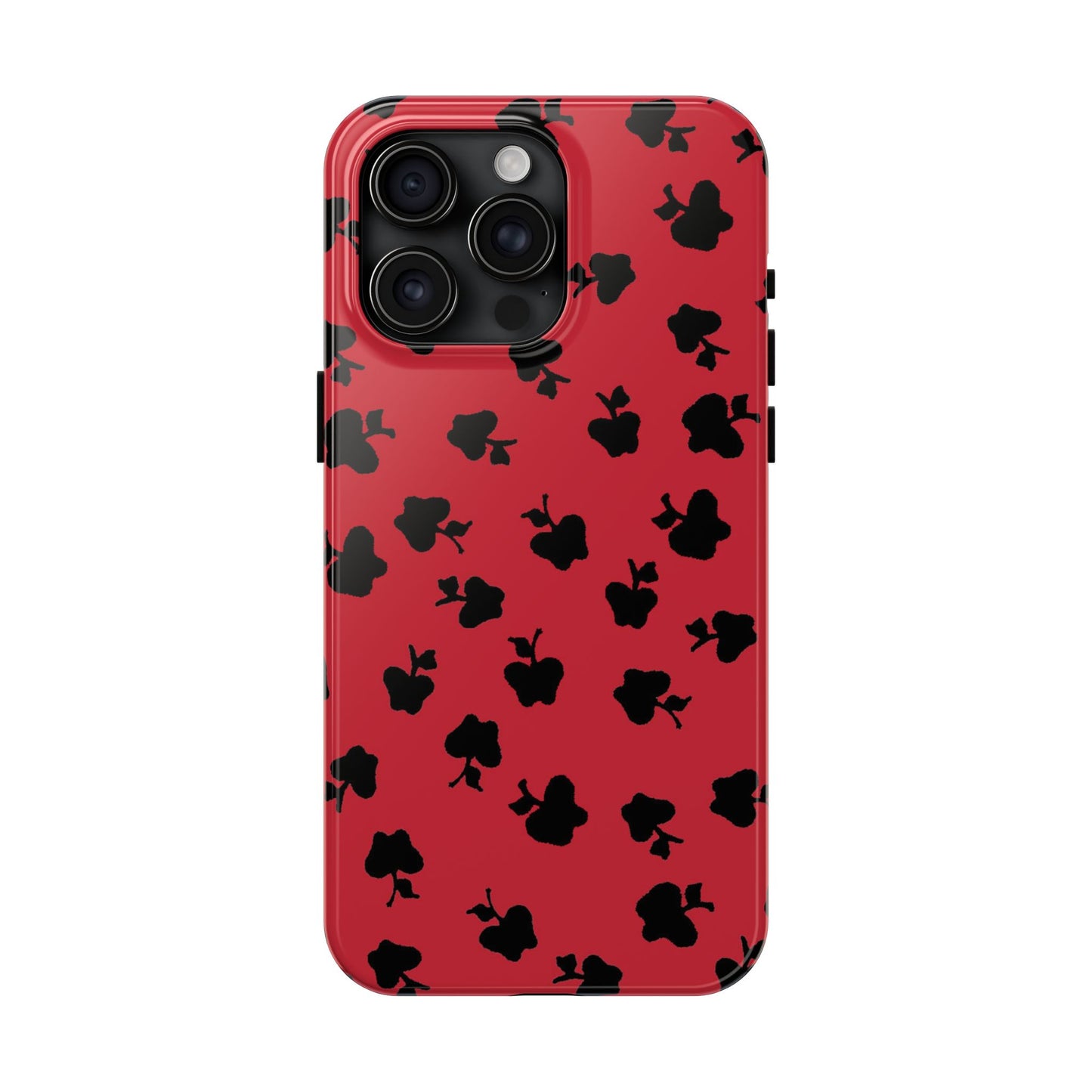 Happy Apples Red / Black Phone Case