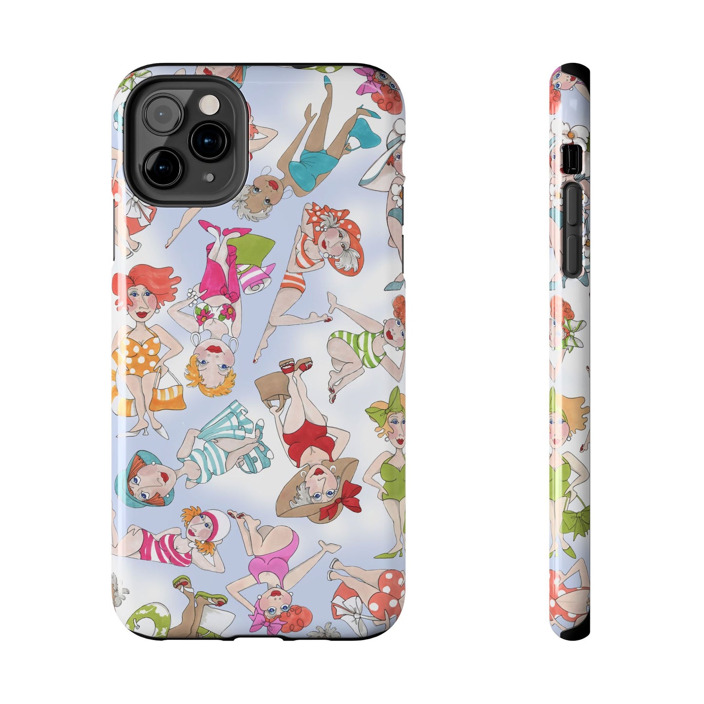 Tossed Fashionistas Phone Case