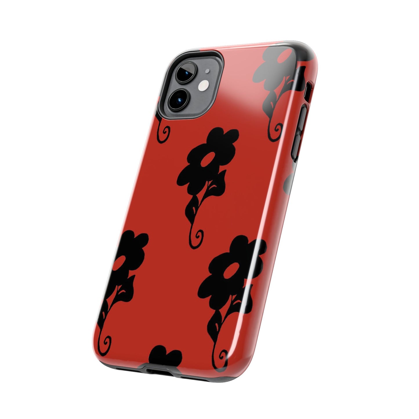 Daring Daisy Red Phone Case