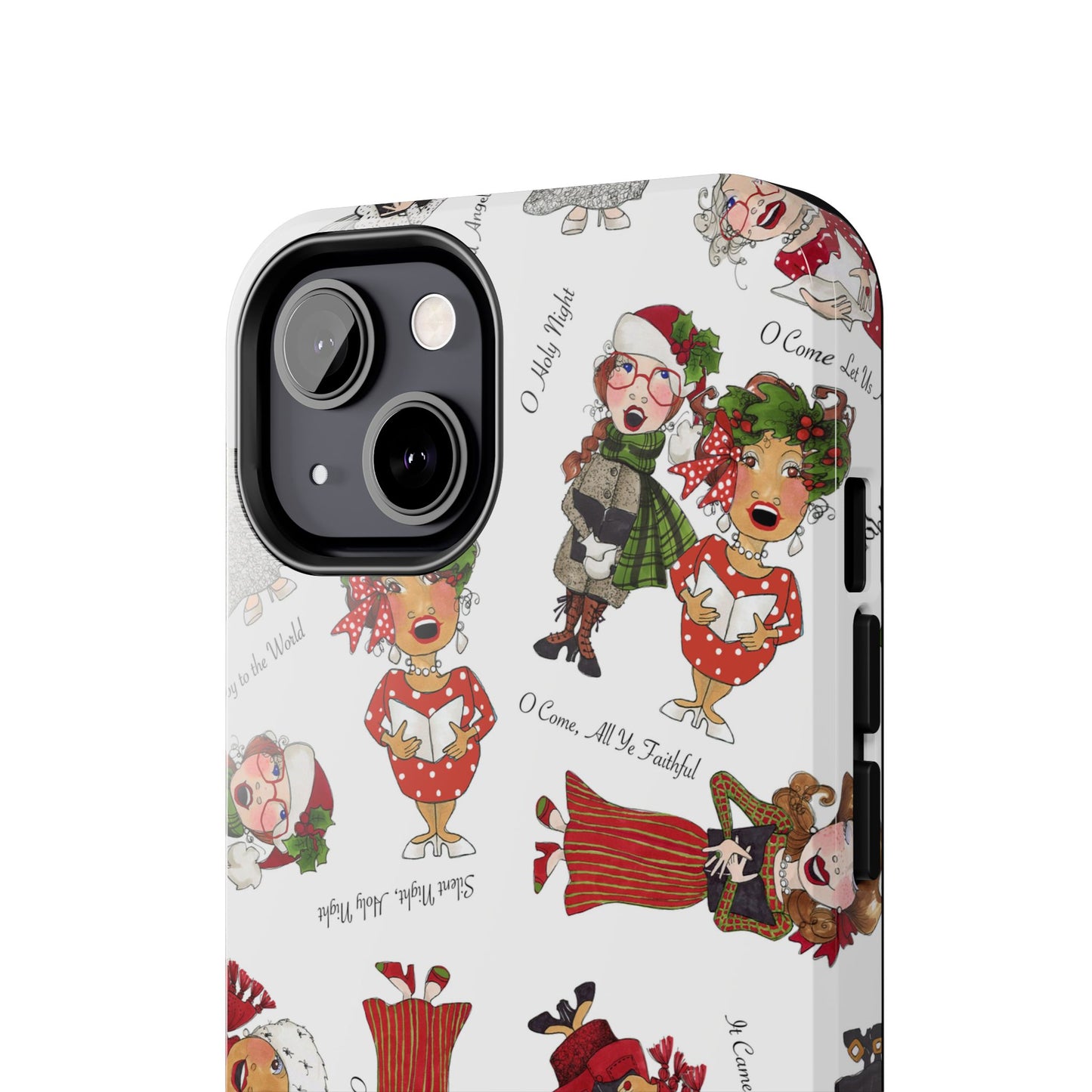 Tossed Carolers Phone Case