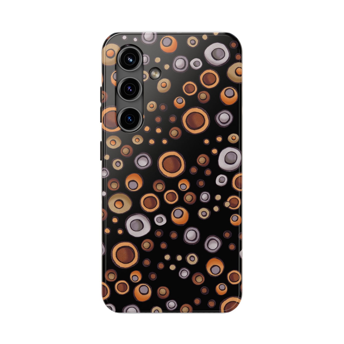 Doggy Dots Black Phone Case