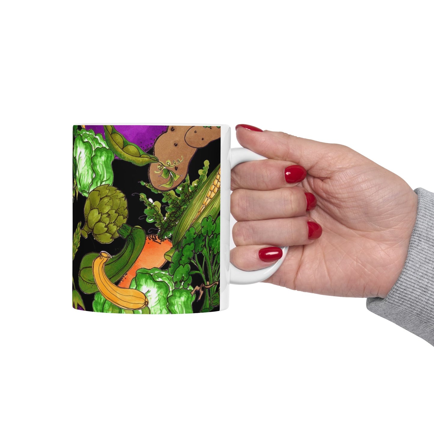 Veggie Jungle Black Cup