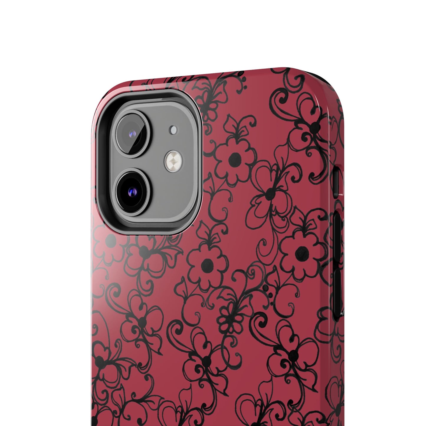 Daisy Jungle Red Phone Case