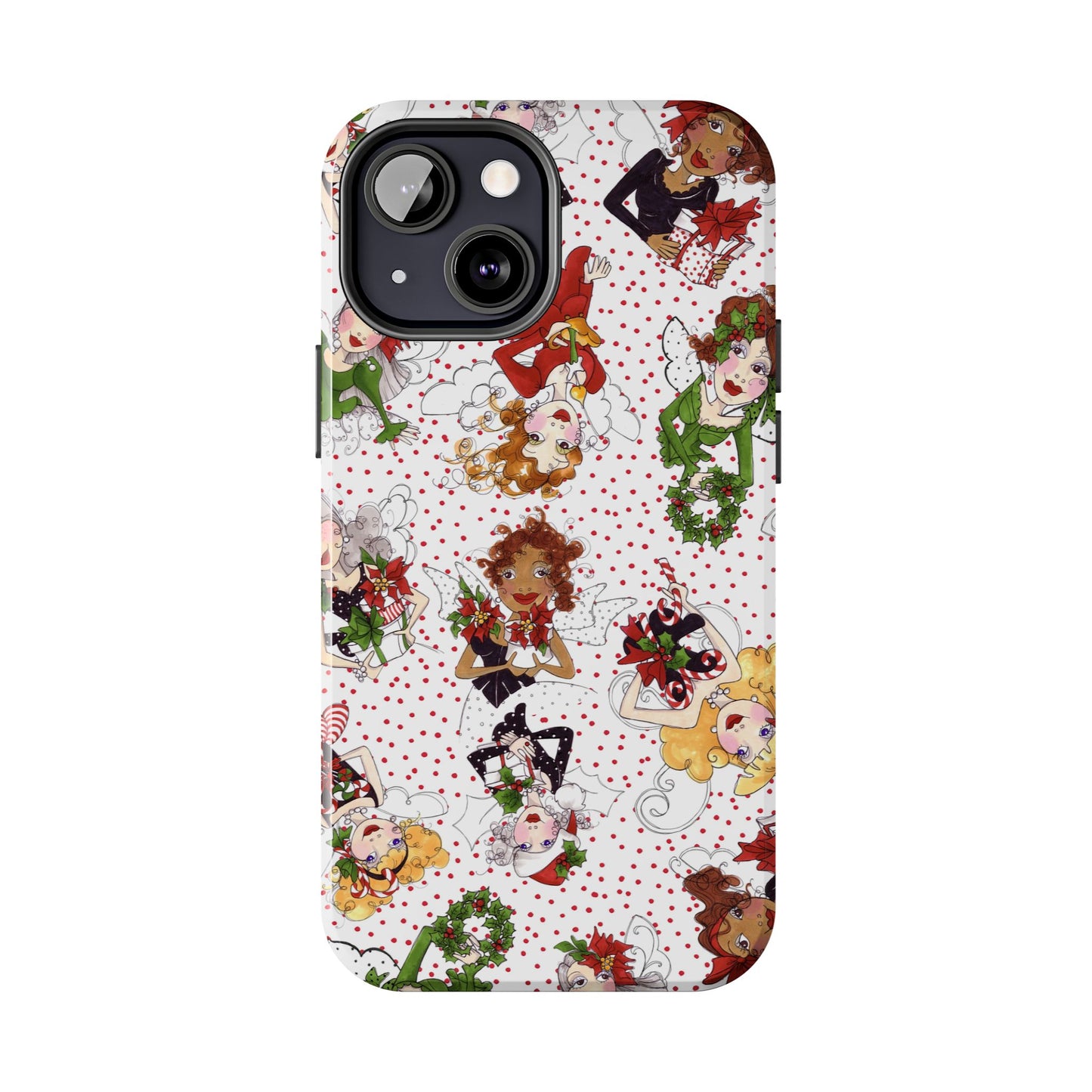 Fairy Toss White / Red Phone Case