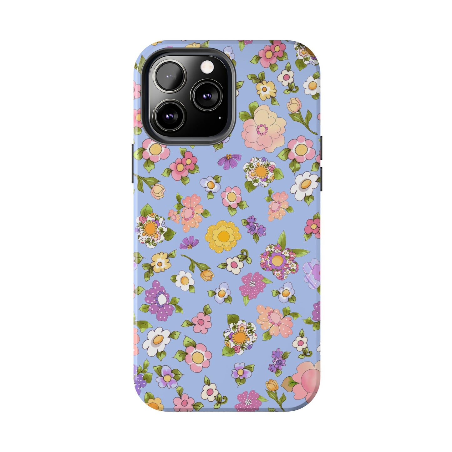 Flowery Blue Phone Case