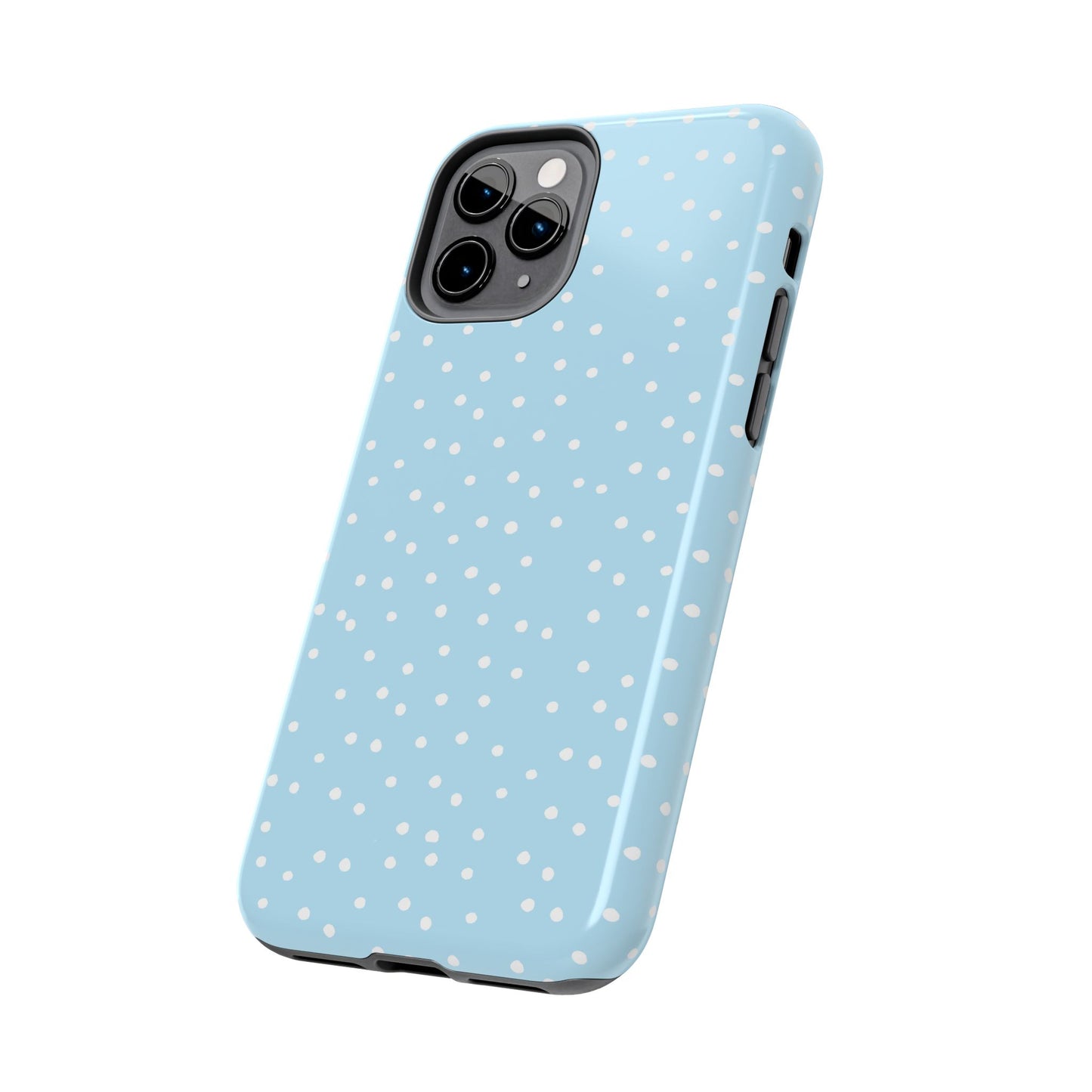 Dinky Dots Aqua / White Phone Case