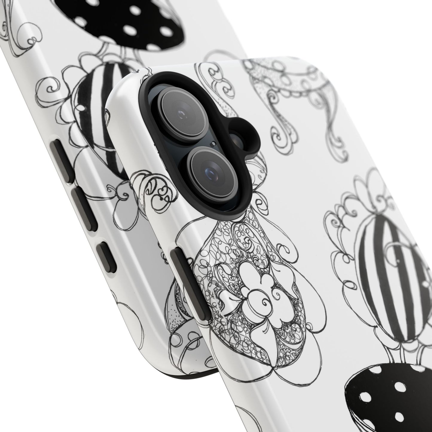 Bistro Chairs White Phone Case