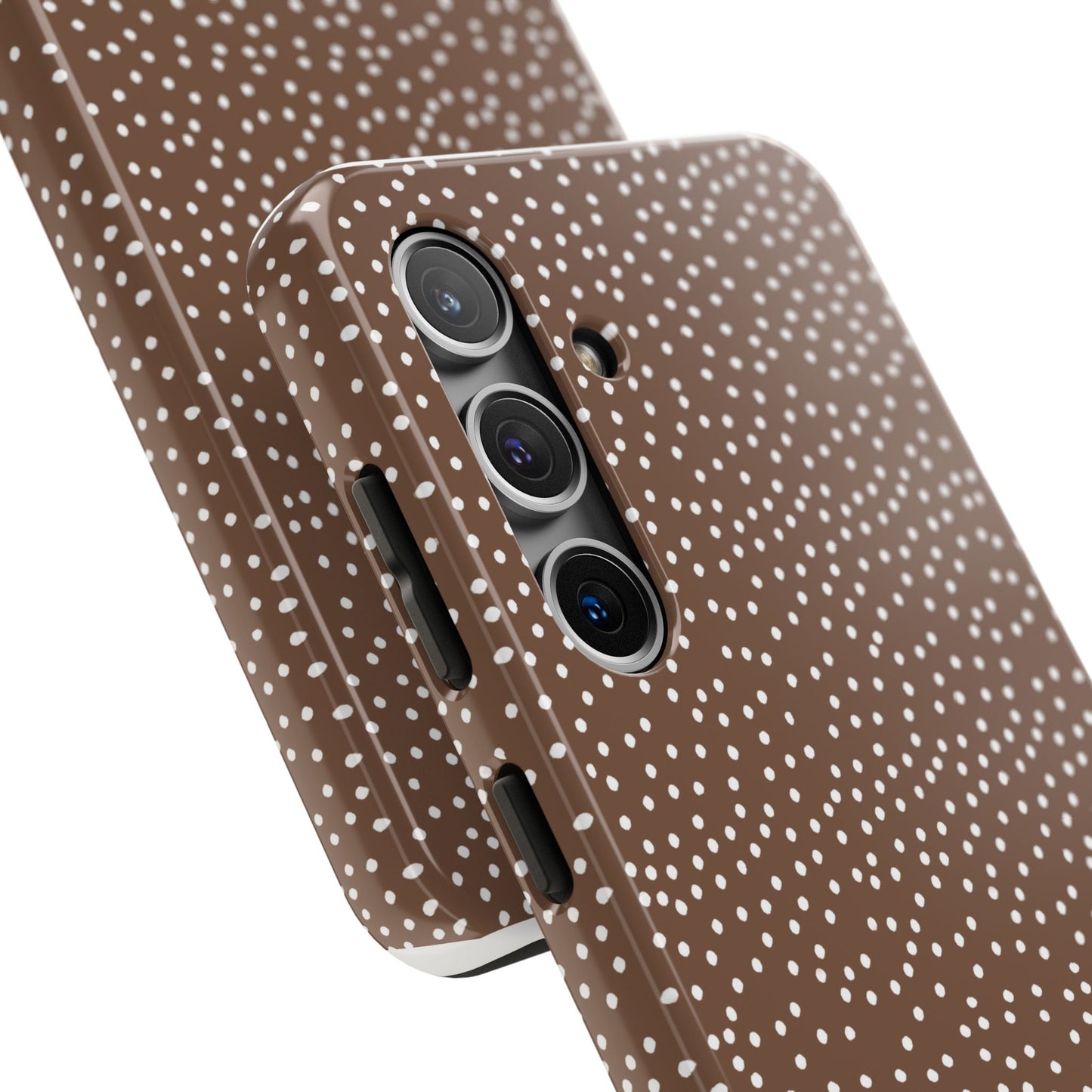 Dottible Chocolate / White Phone Case