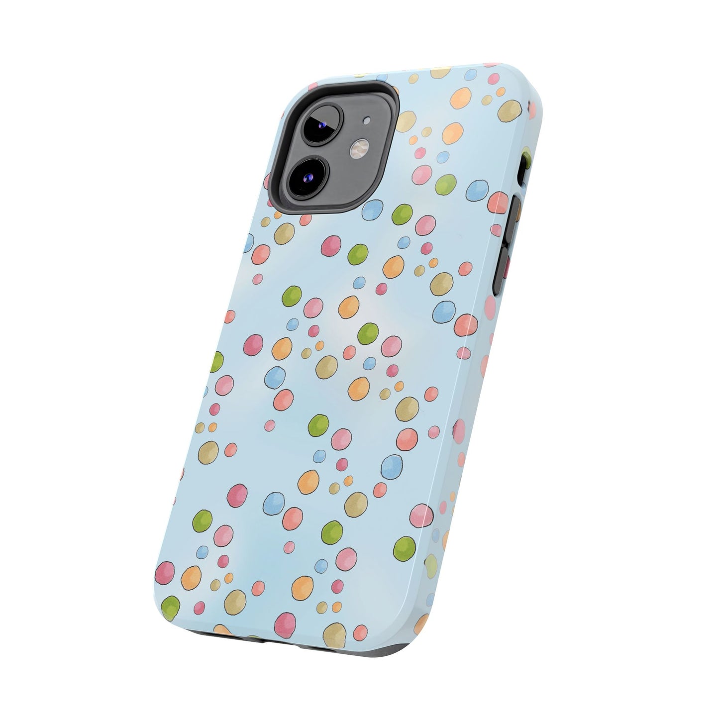 Clown Dots Blue Sky Phone Case