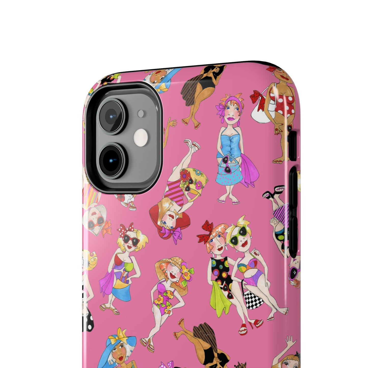 Tossed Beauties Pink Phone Case