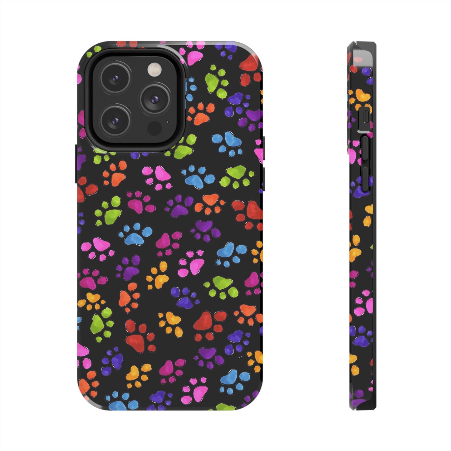 Fancy Paws Black Phone Case