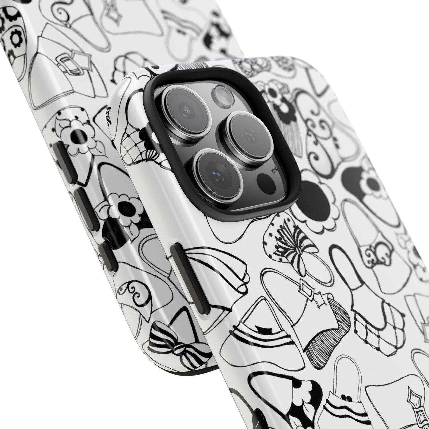 Handbags White / Black Phone Case