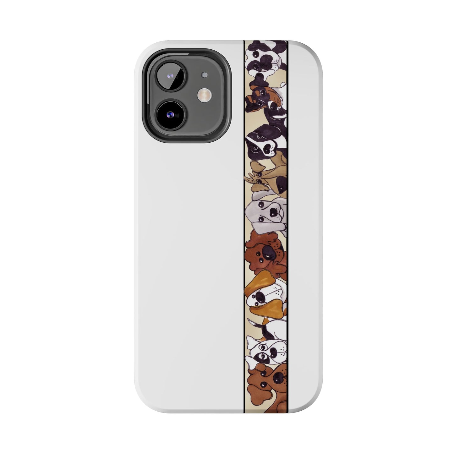 Doggie Delight Border Phone Case