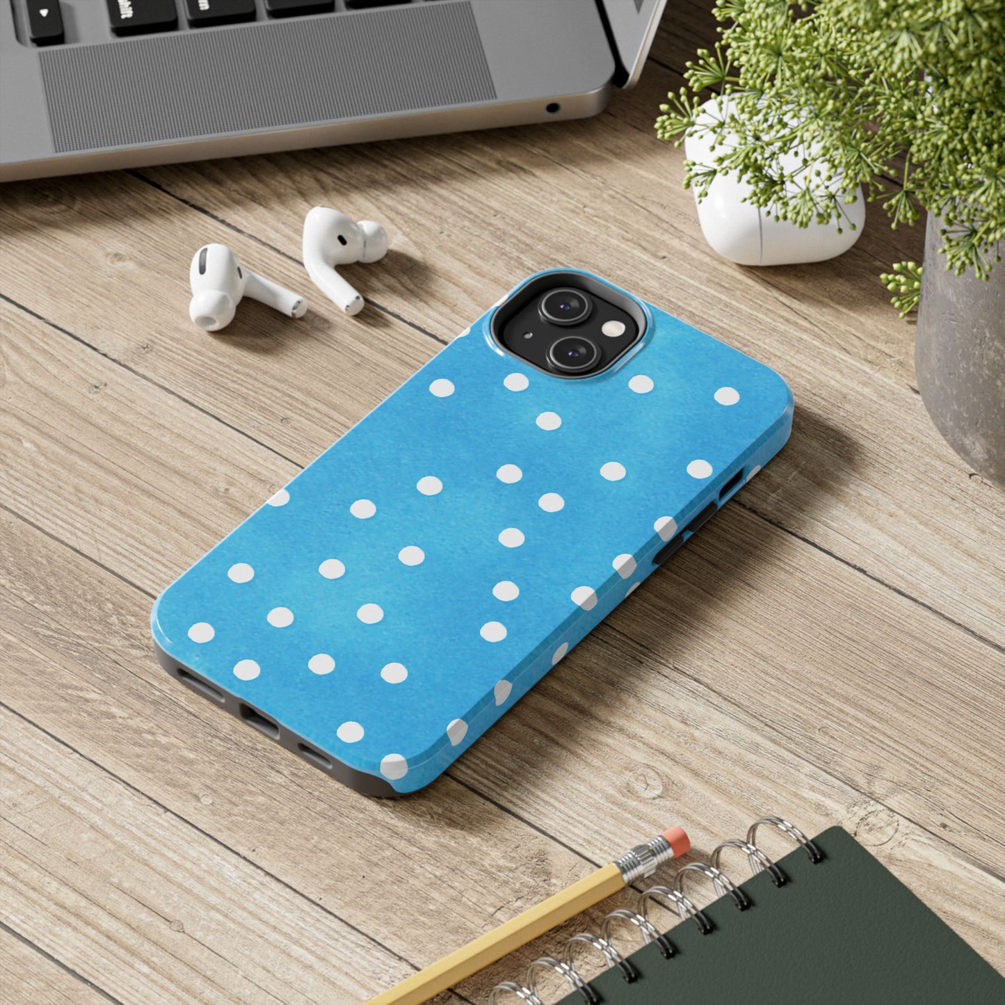Plump Dots Turquoise Phone Case