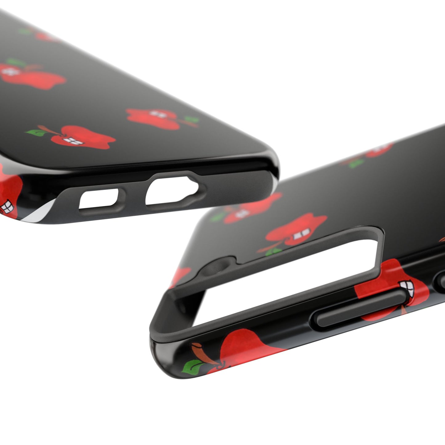 Flying Apples Black Phone Case