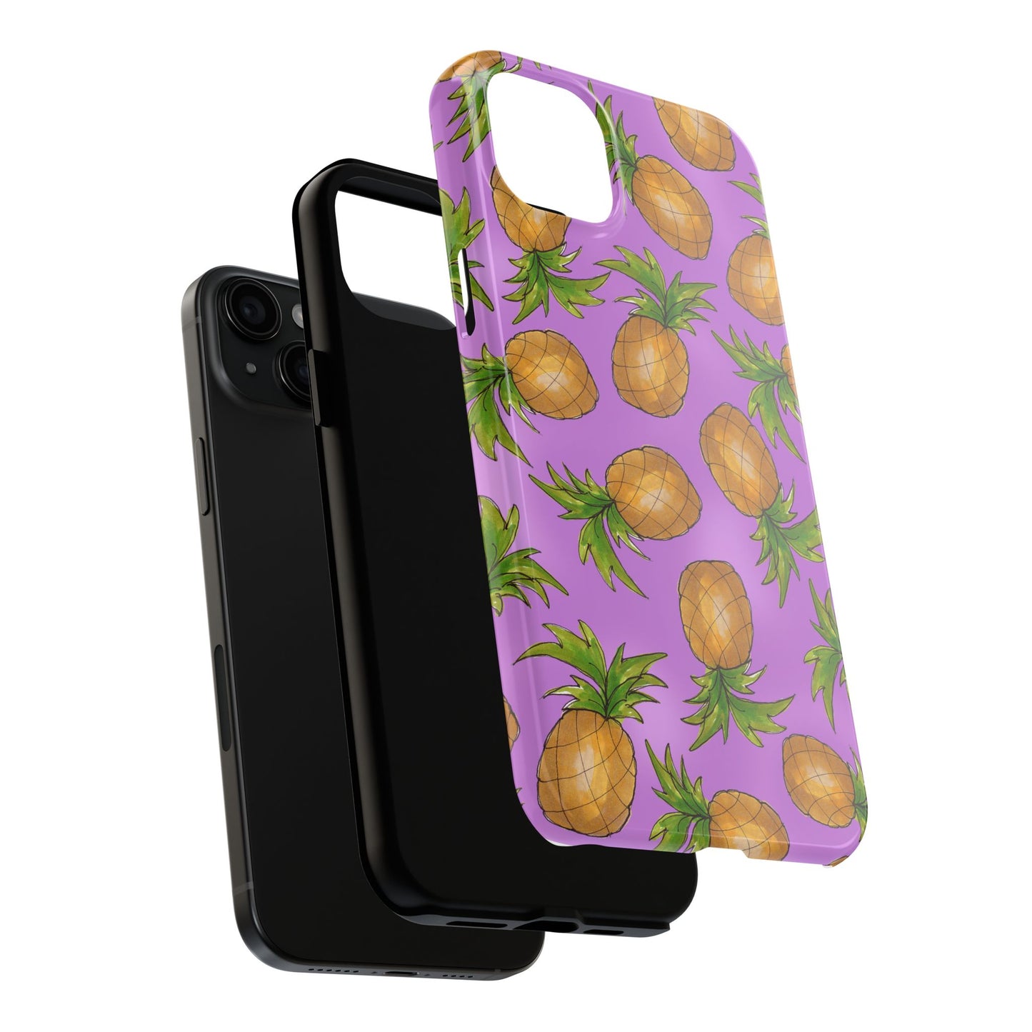 Pineapple Toss Lilac Phone Case