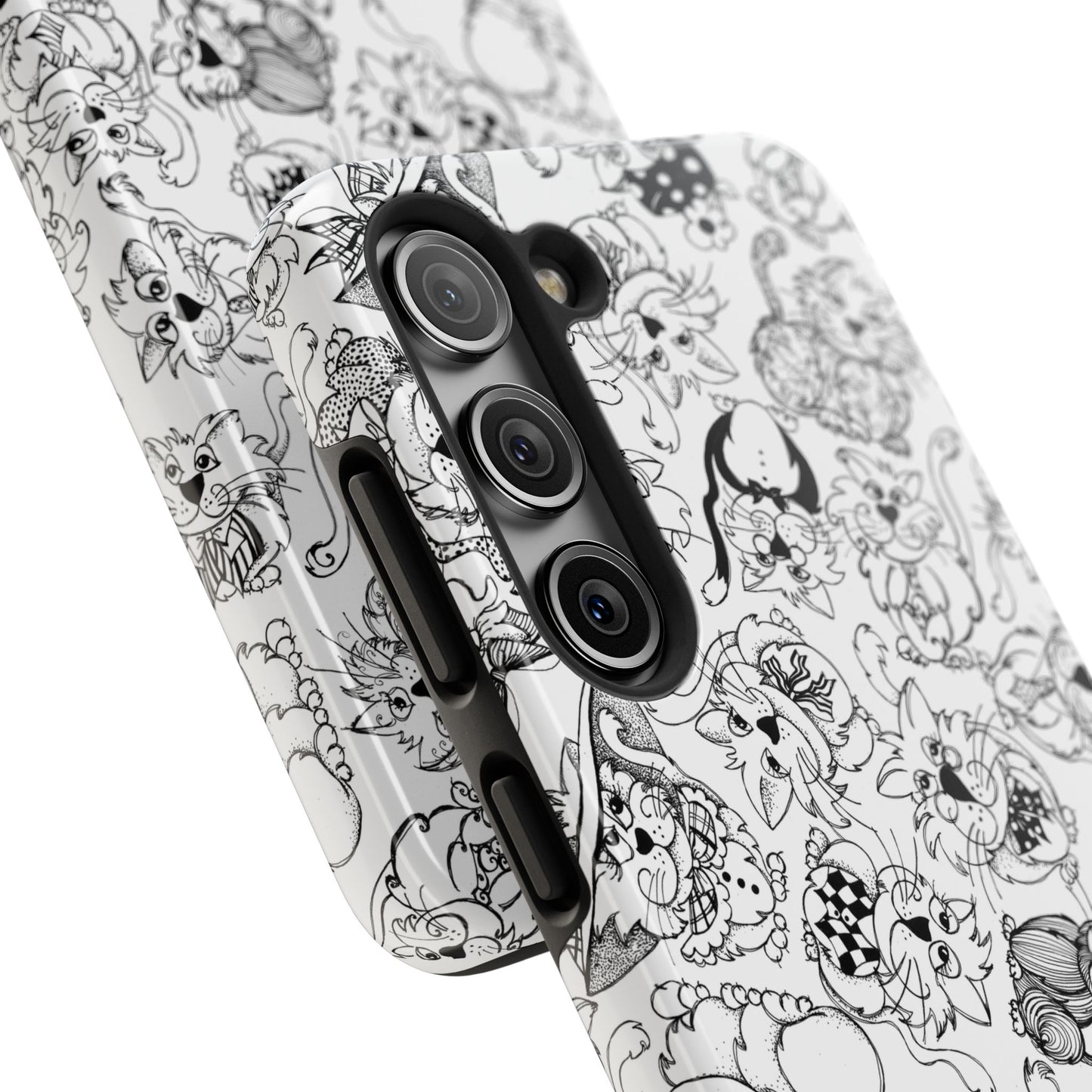 So Kitties Tossed White Phone Case