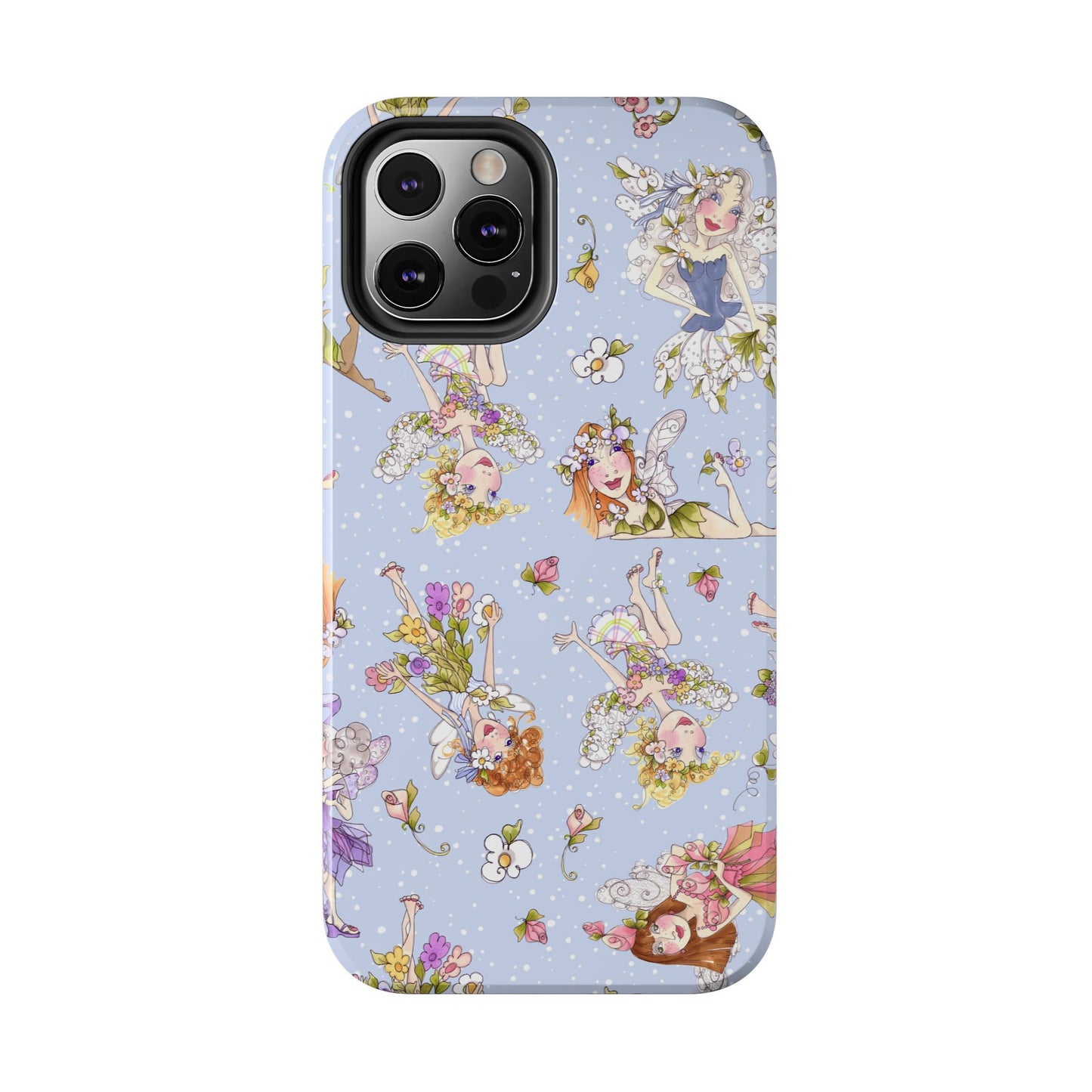 Tossed Fairies Blue Phone Case