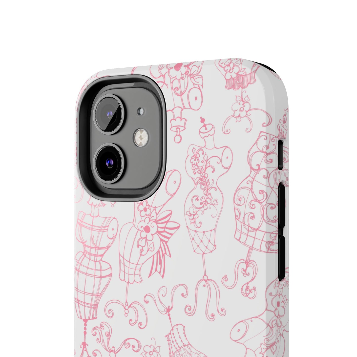 Mannequinique White / Pink Phone Case