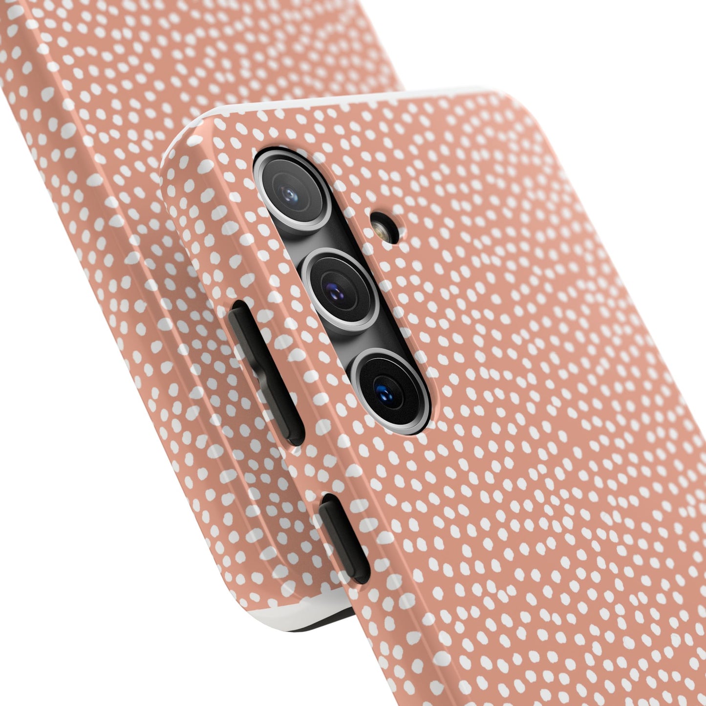 Bitty Dots Melon / White Phone Case
