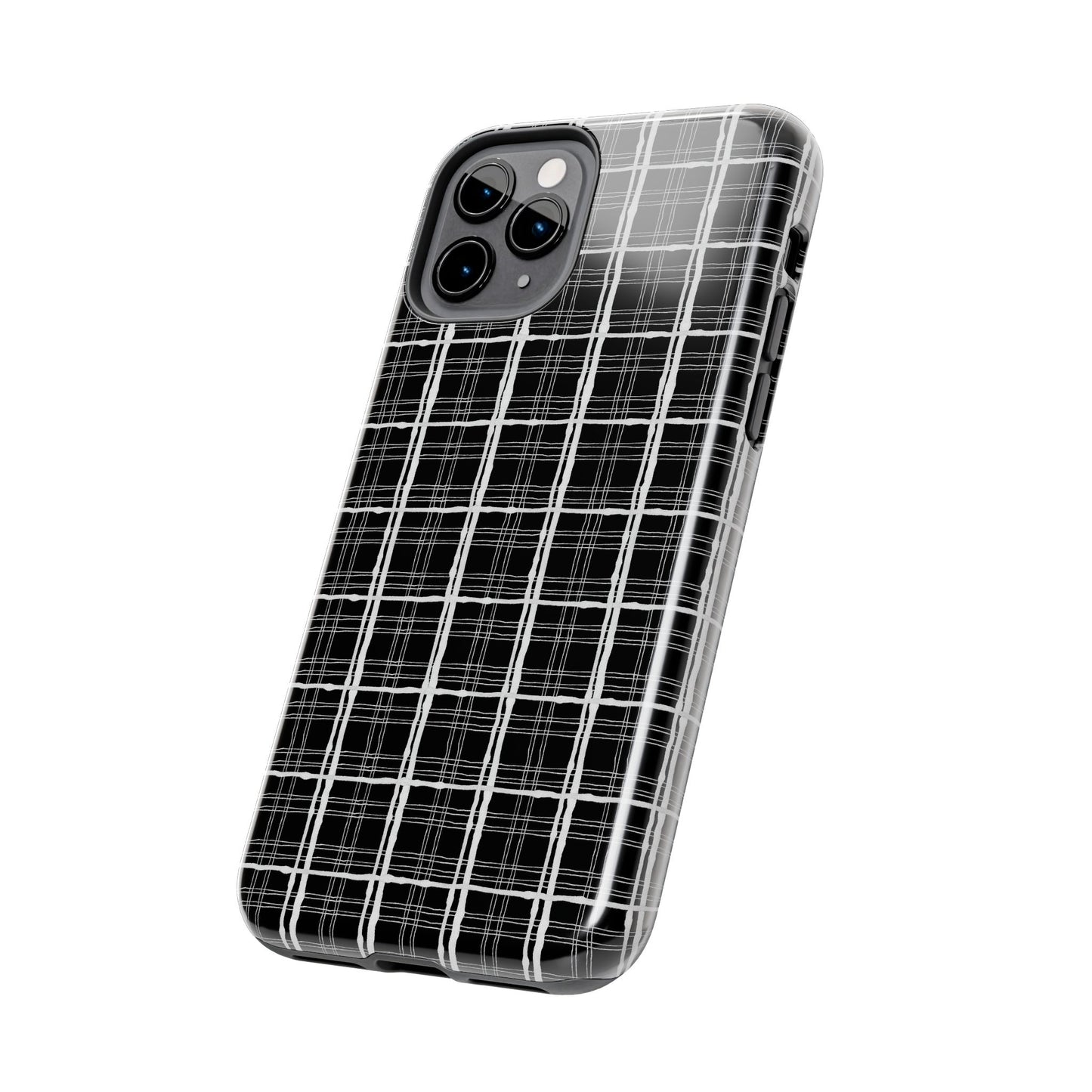 Sophistiplaid Black / White Phone Case