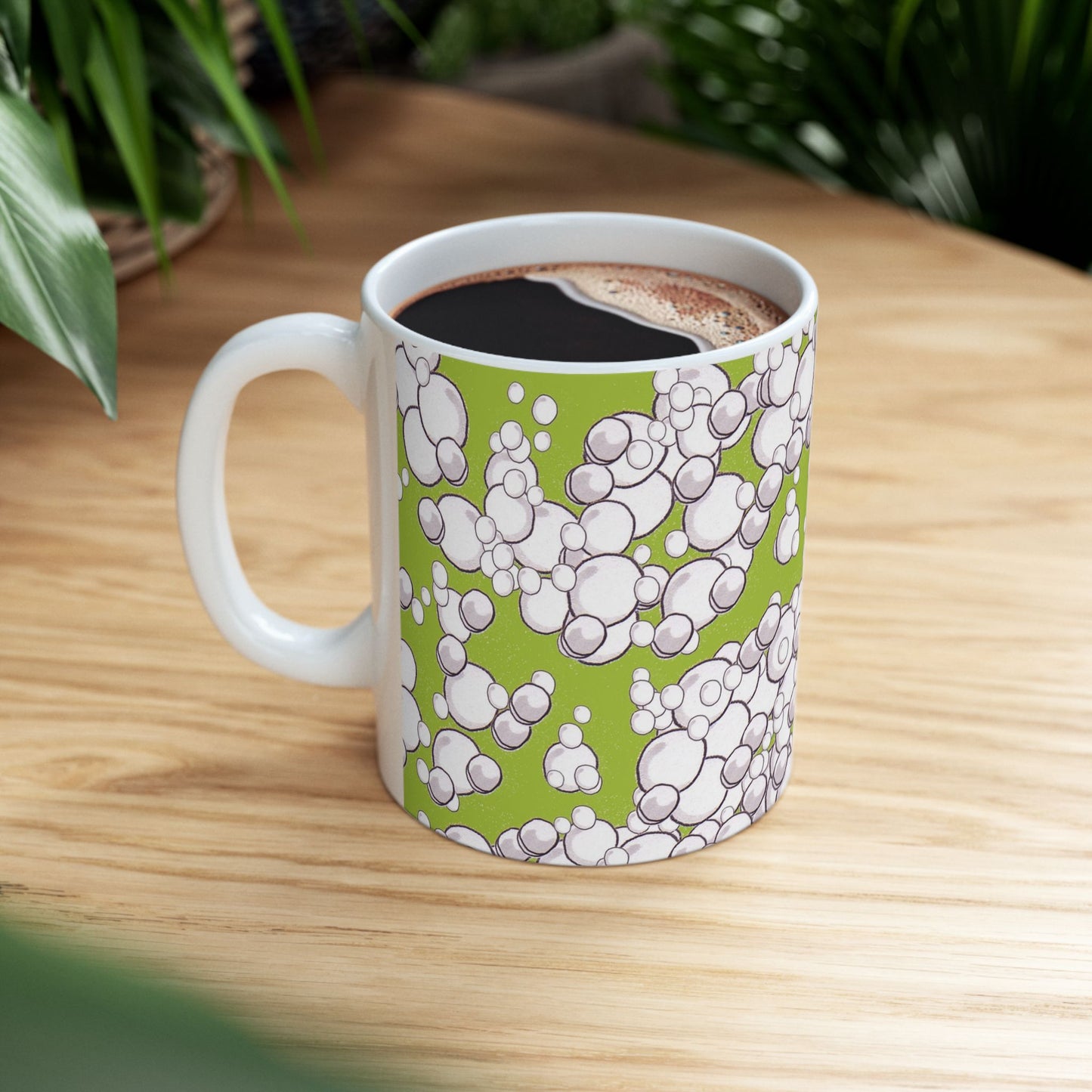 Bubble Dots Green Cup