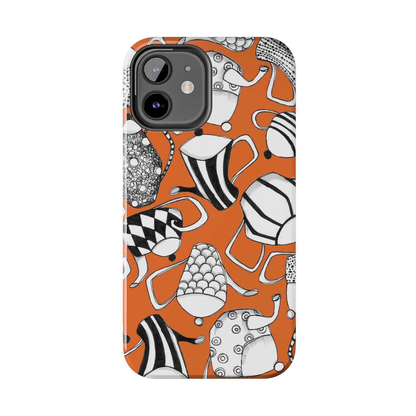 Coffee, Tea Anyone? Orange Phone Case