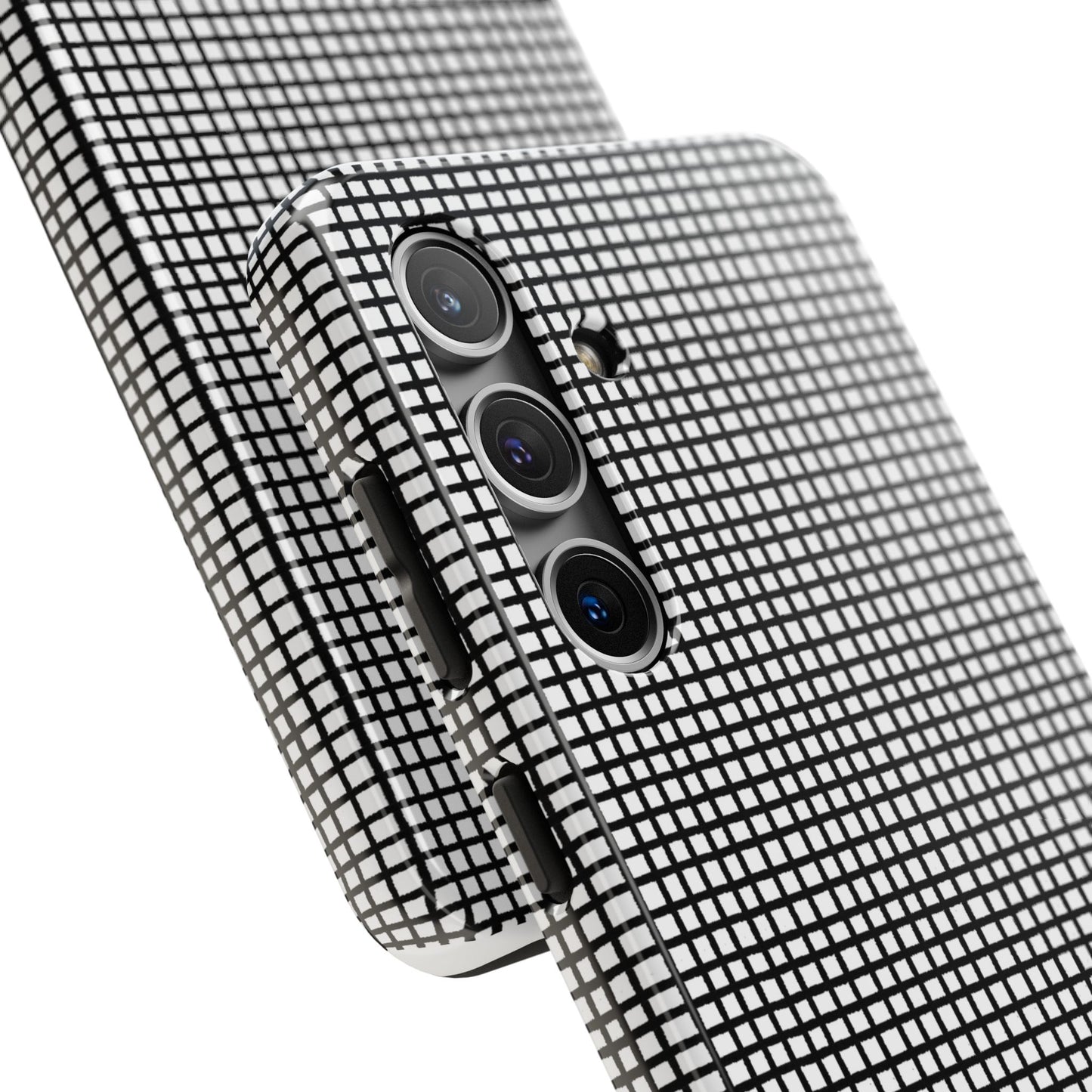 Chipper Check Black Phone Case