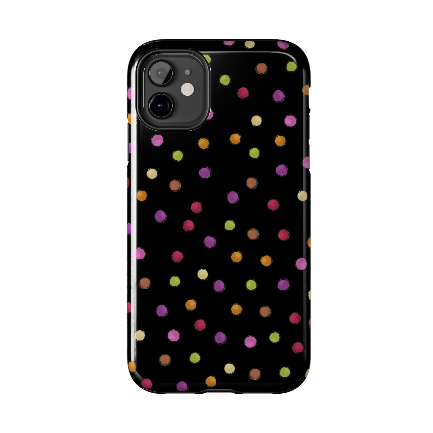 Tea Dot Black Phone Case