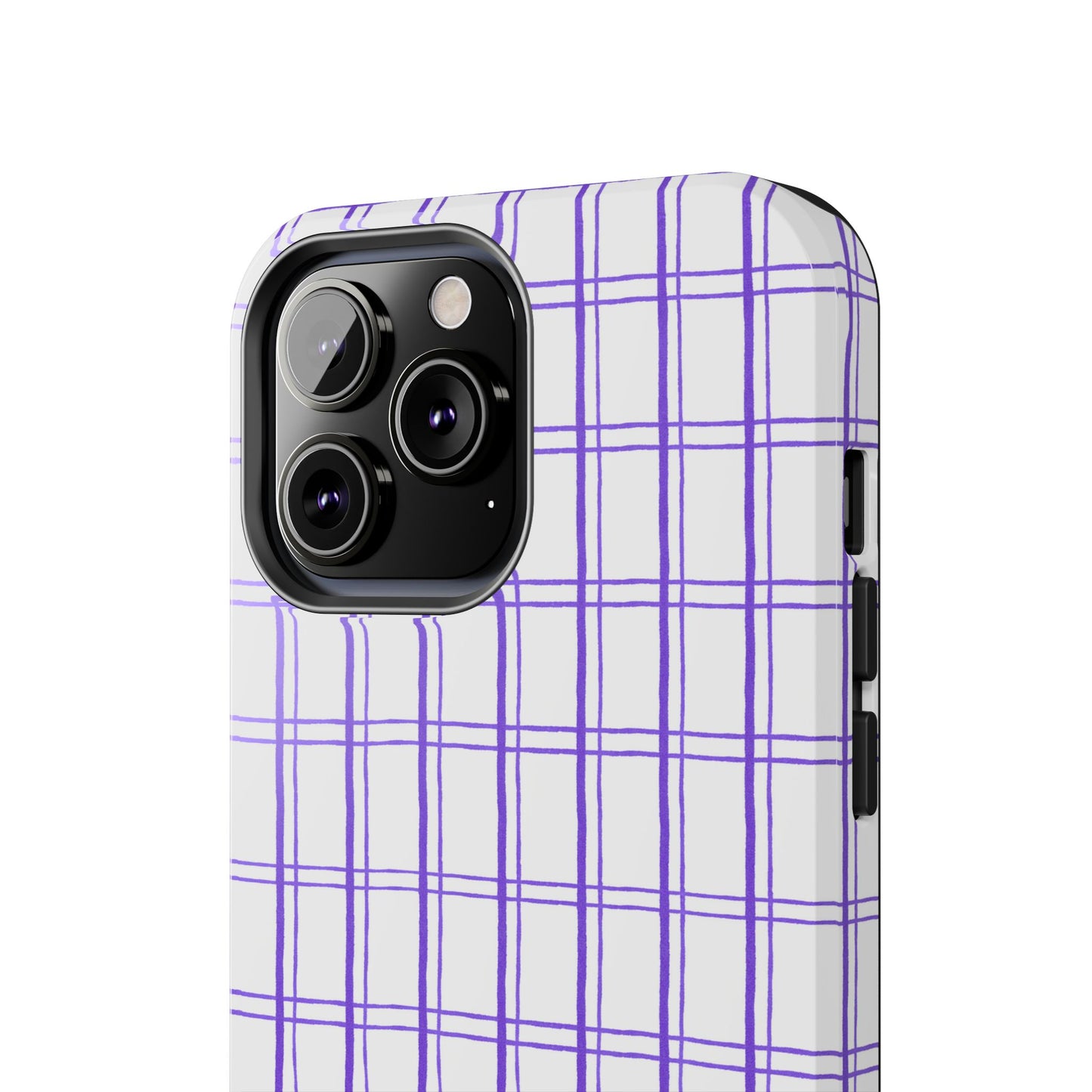 Kitchen Plaid White / Blue Phone Case
