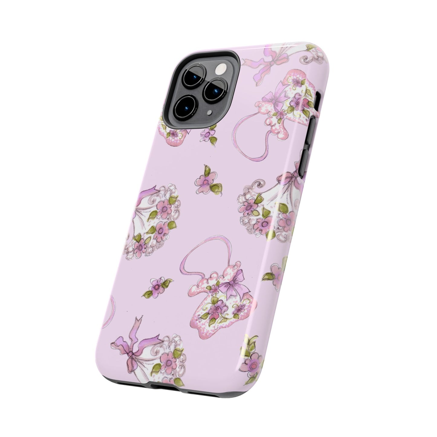 Flower Model Hand Bag Phone Case