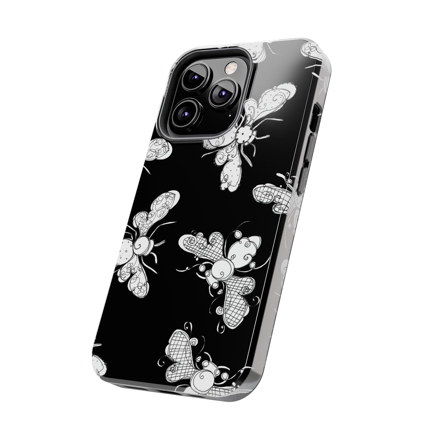 Busy Bee Black Phone Case