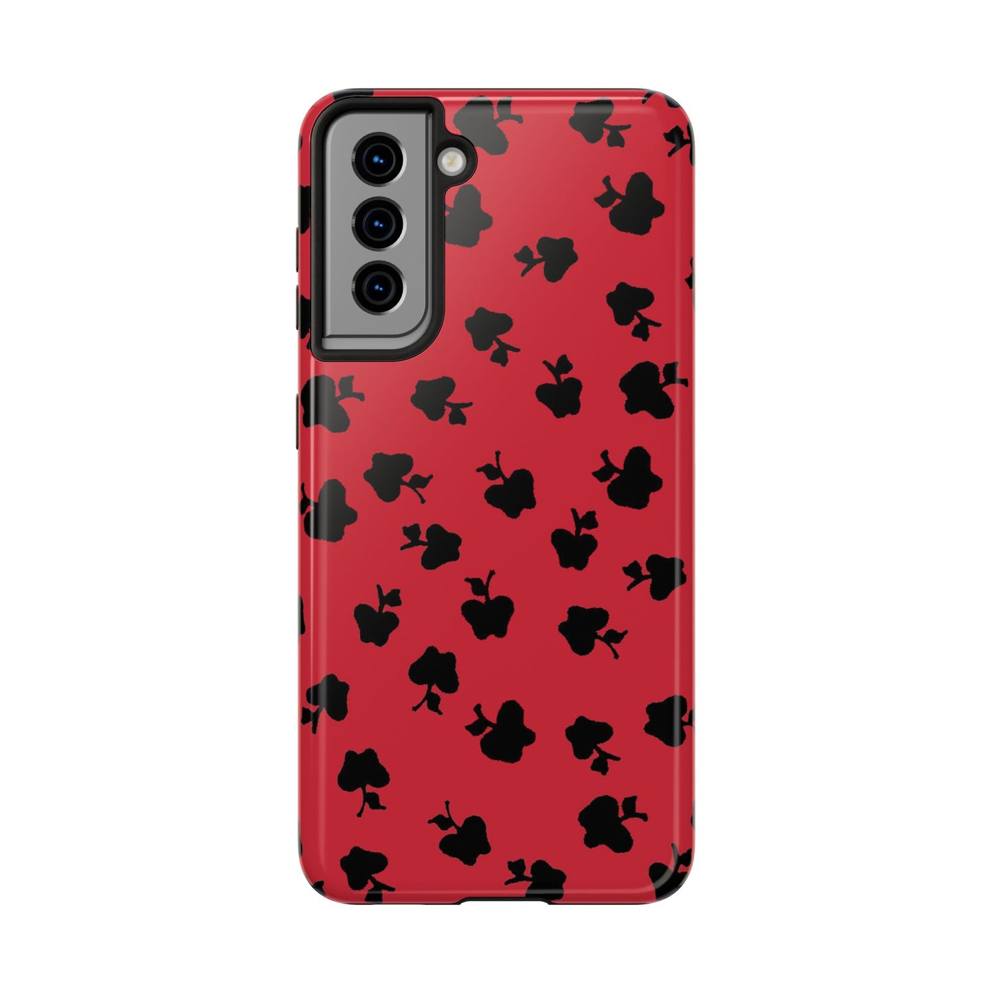 Happy Apples Red / Black Phone Case