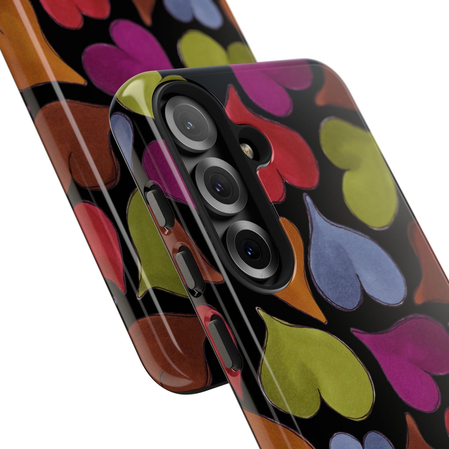 Big Hearted Black Phone Case