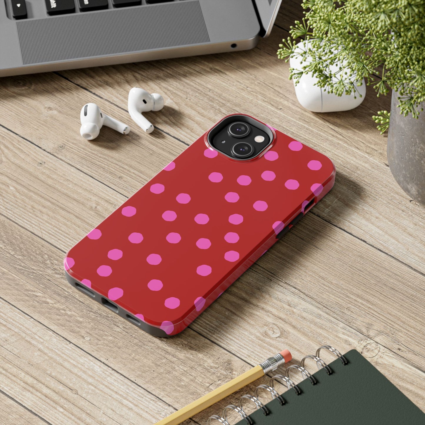 Jumbo Dots Red / Pink Phone Case