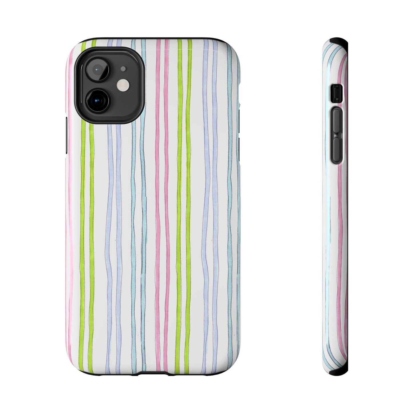 Belle Stripe White Phone Case