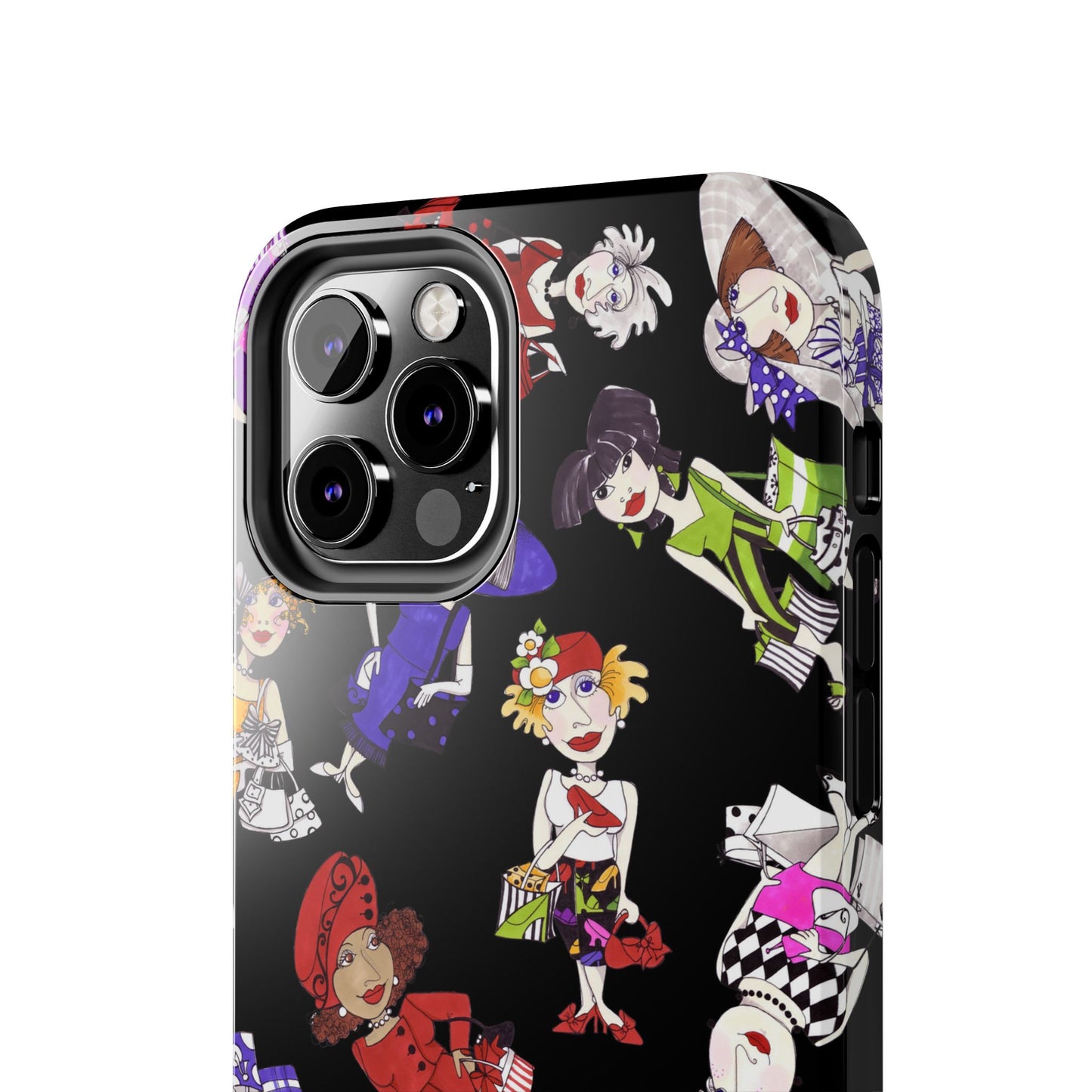 Gone Shopping Tossed Black Phone Case