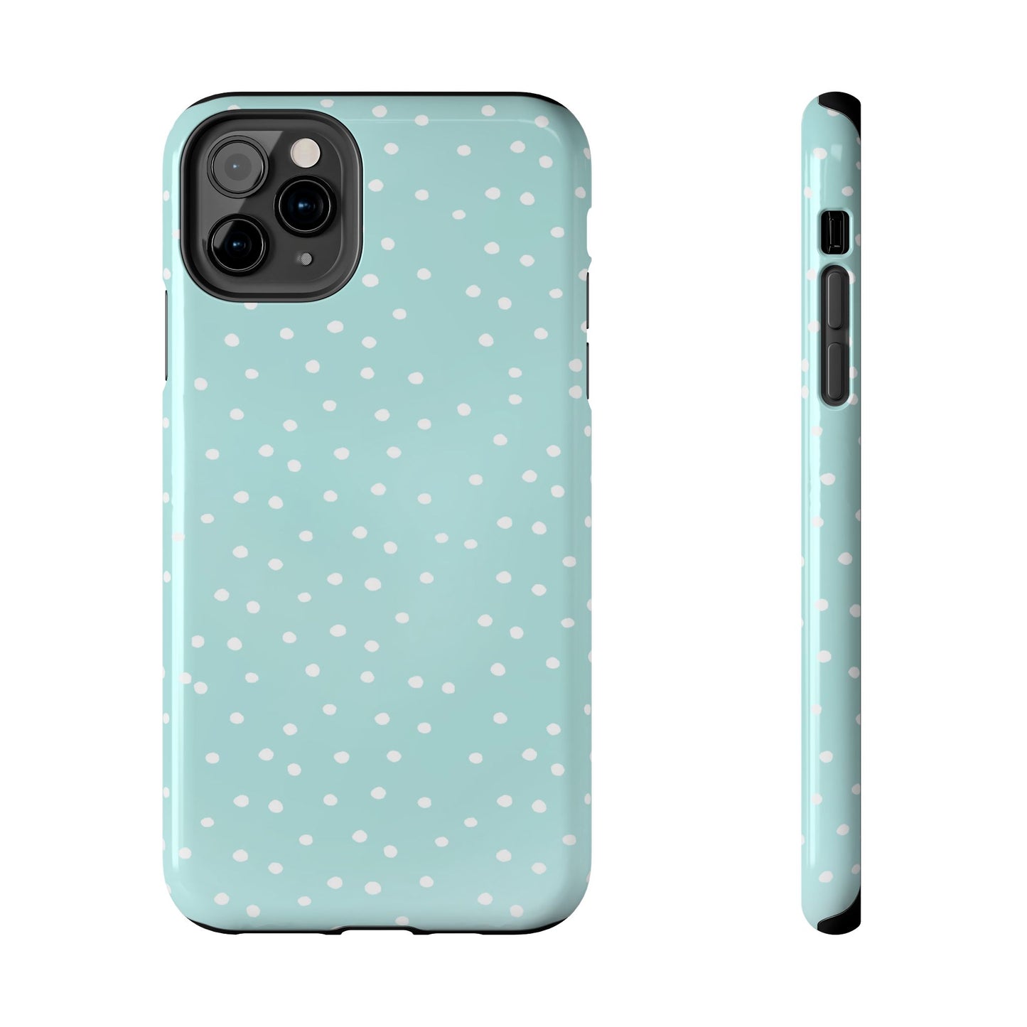 Petite Dots Seafoam / White Phone Case