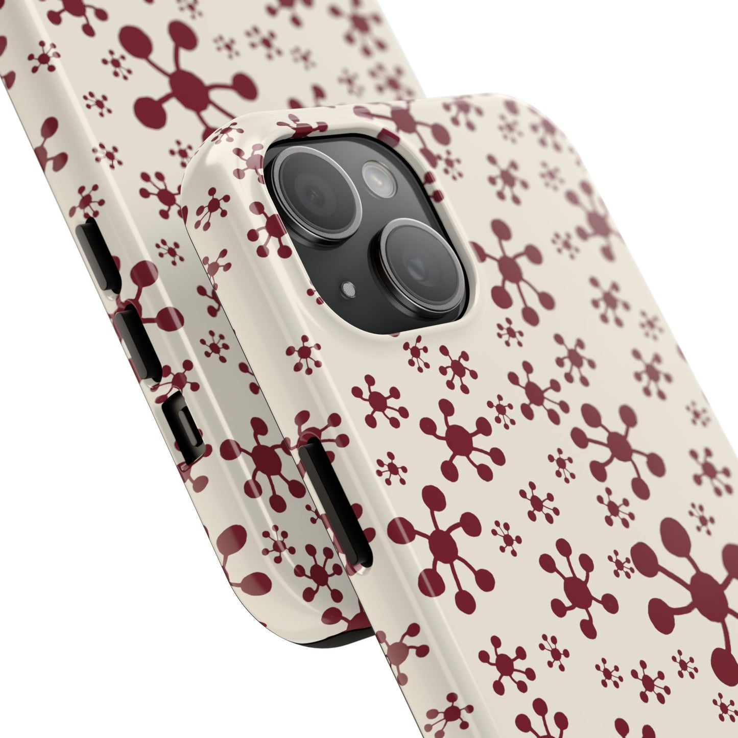 Jacks Ivory / Red Phone Case