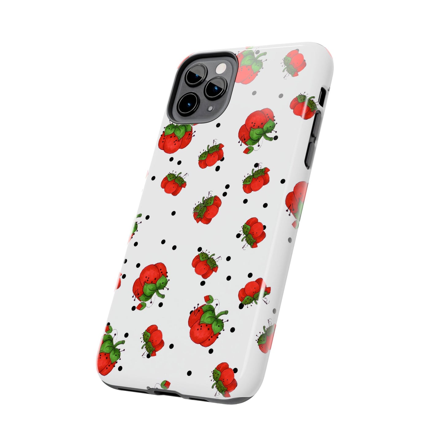 Pin Dots White Phone Case