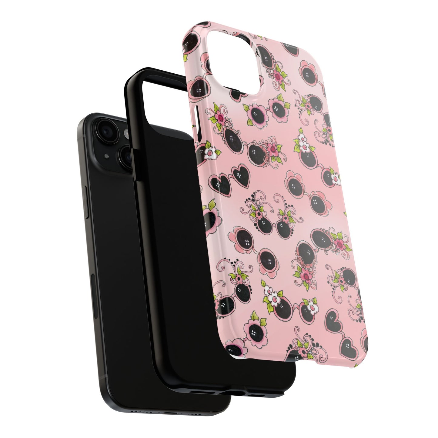 Tossed Shades Pink Phone Case