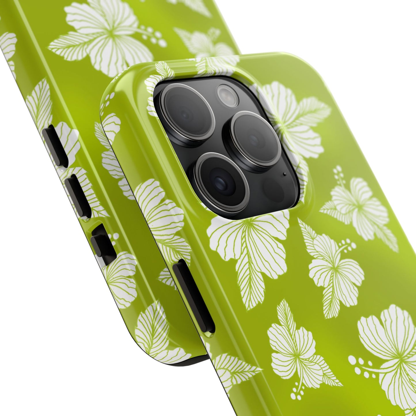 Hibiscus Green Phone Case
