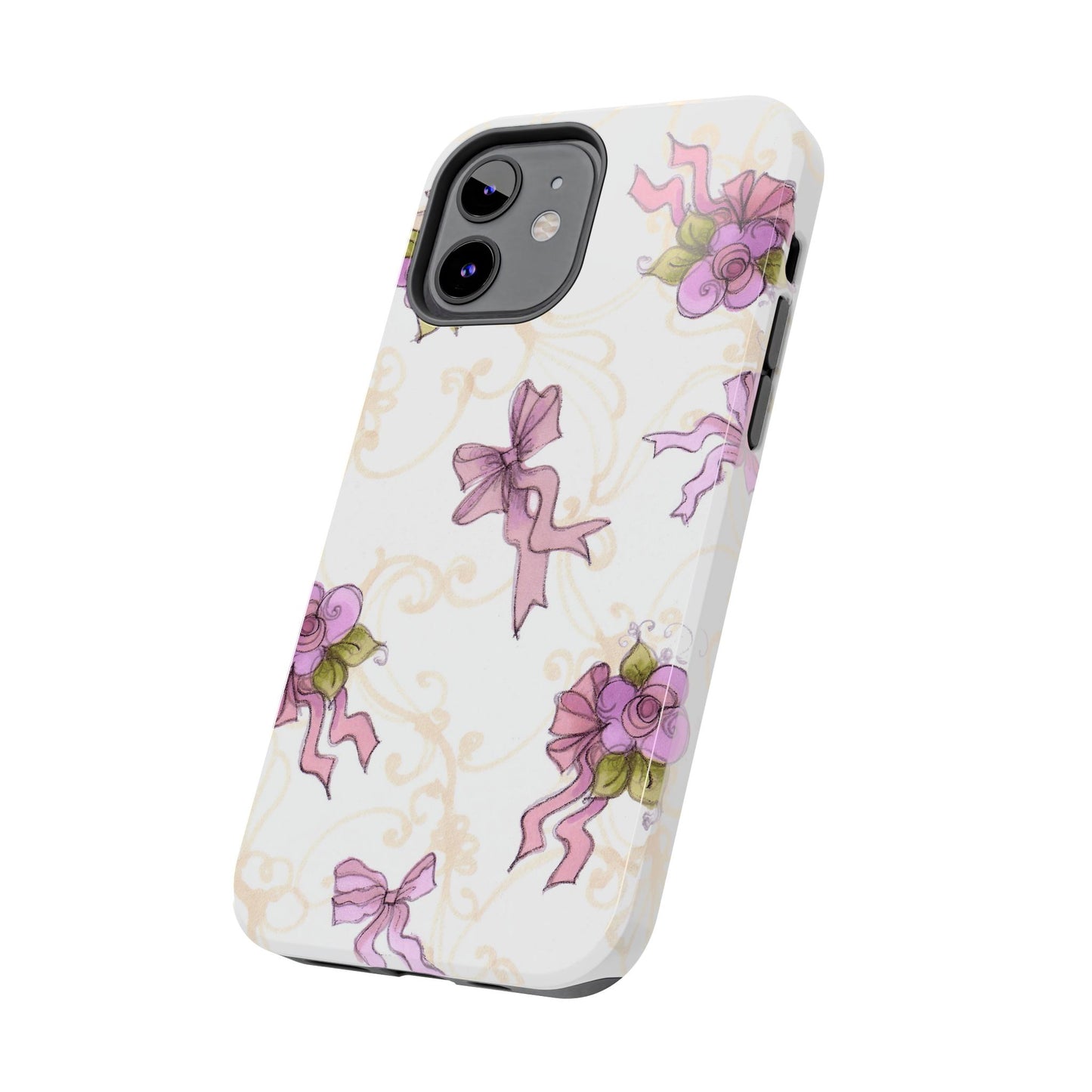 Flower Model Bow Flowers Phone Case