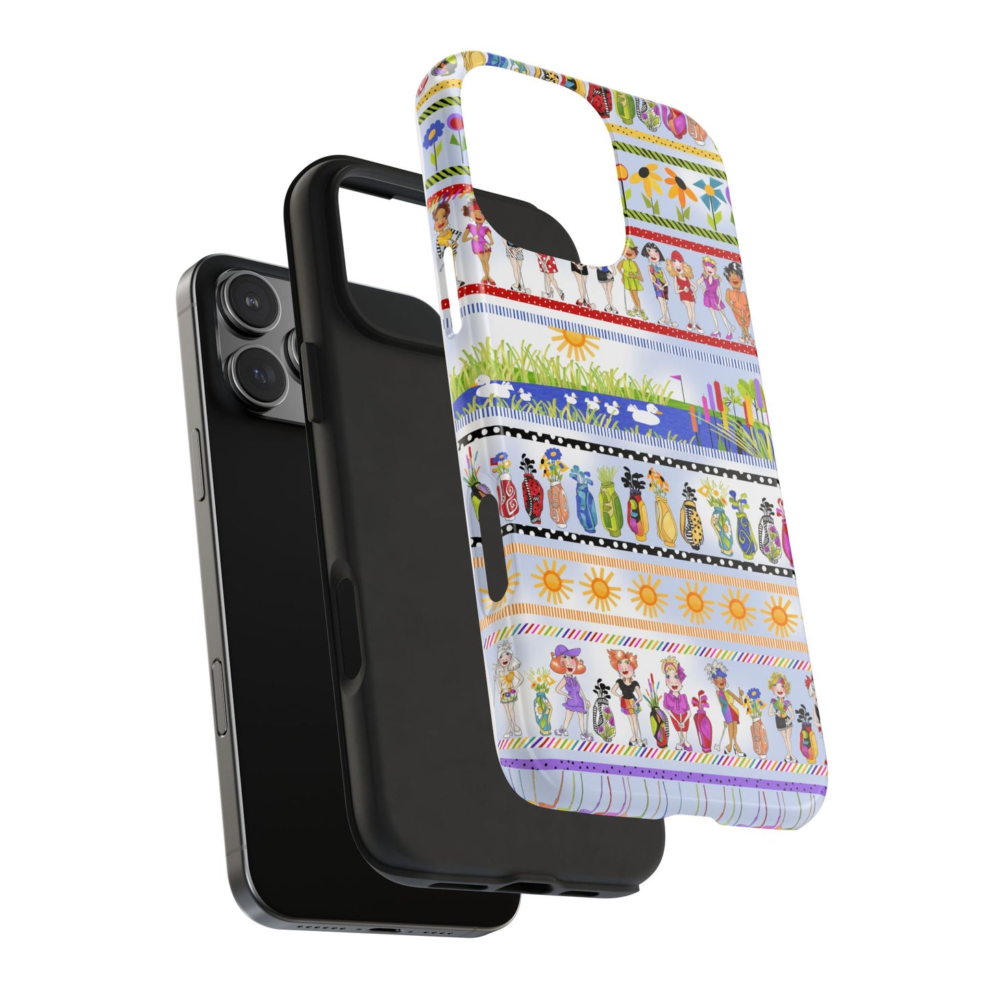 Golf Borders Blue Sky Phone Case